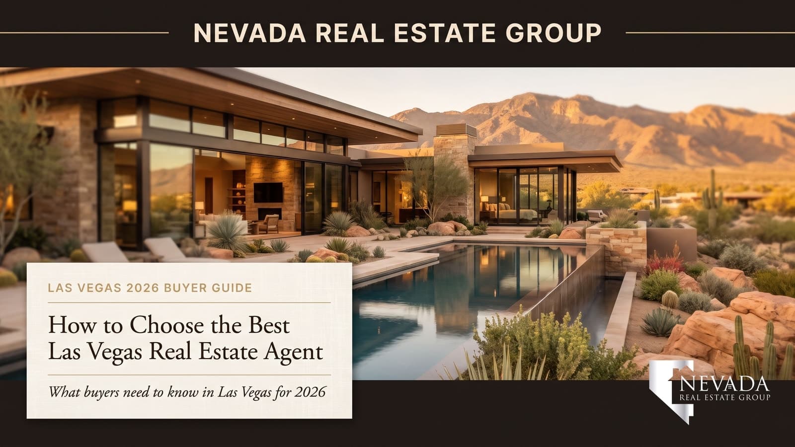 Las Vegas real estate agent reviewing a buyer representation agreement on a Summerlin home tour in 2026